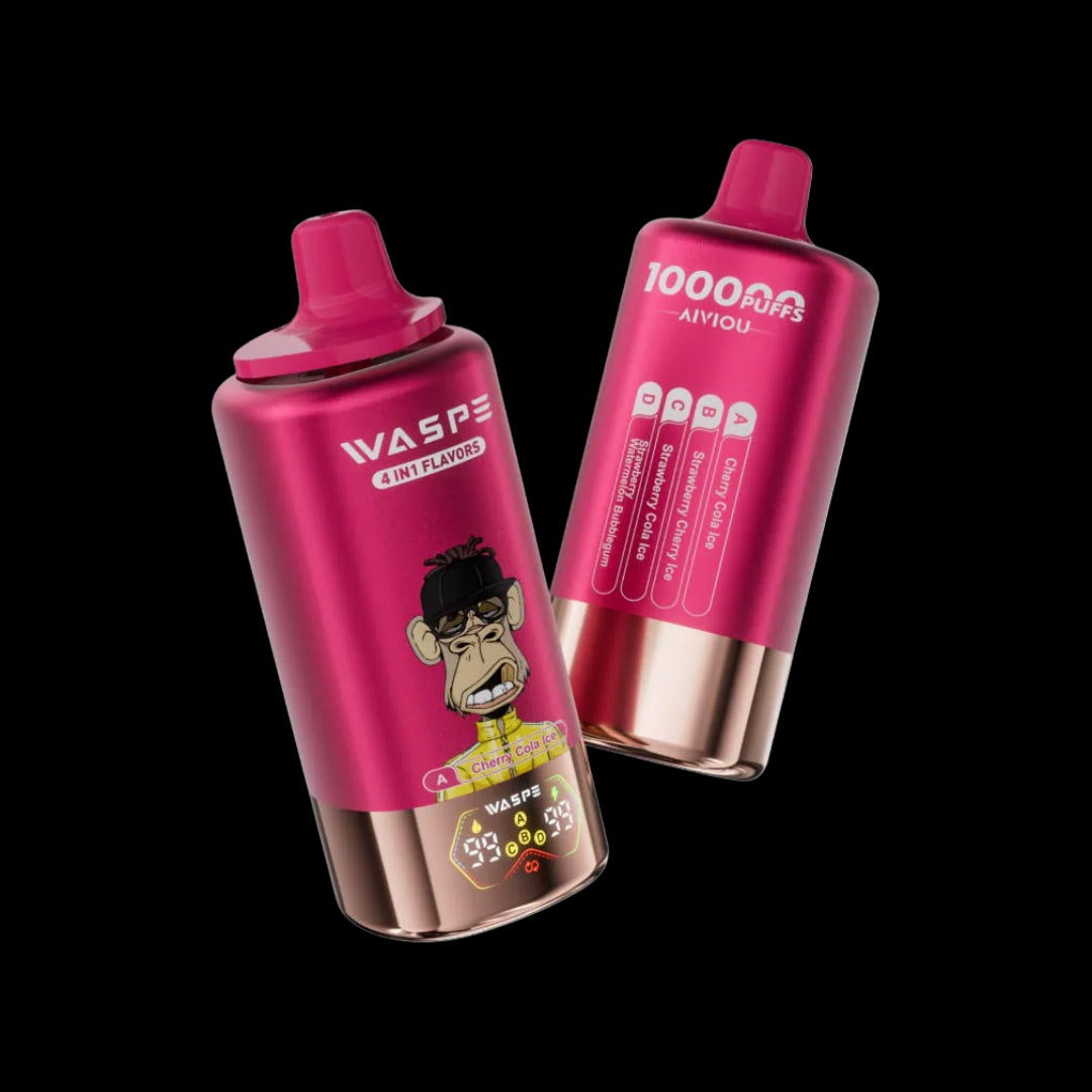 WASPE 100K 4in1 Cherry Cola Ice | Strawberry Cherry Ice | Strawberry Cola Ice | Strawberry Watermelon Bubblegum