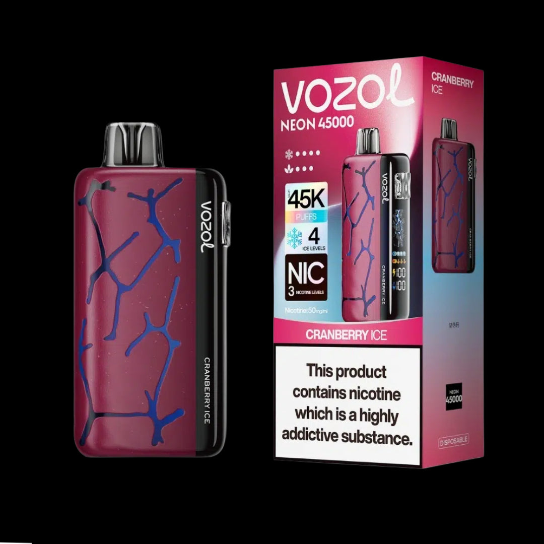 VOZOL NEON 45000 Cranberry Ice