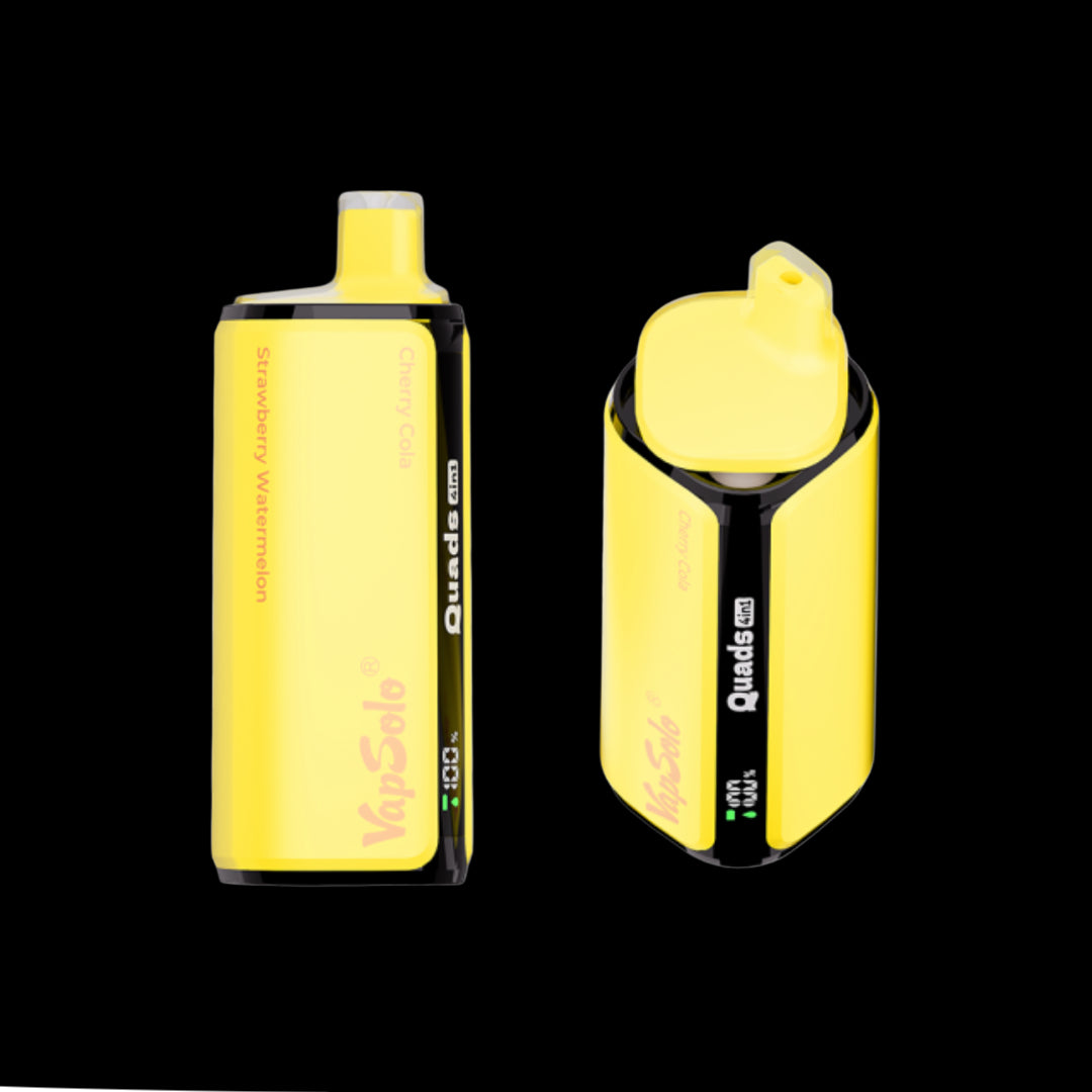 VAPSOLO QUADS 80K Strawberry Watermelon | Cherry Cola | Juicy Peach Ice | Grapefruit Refresher