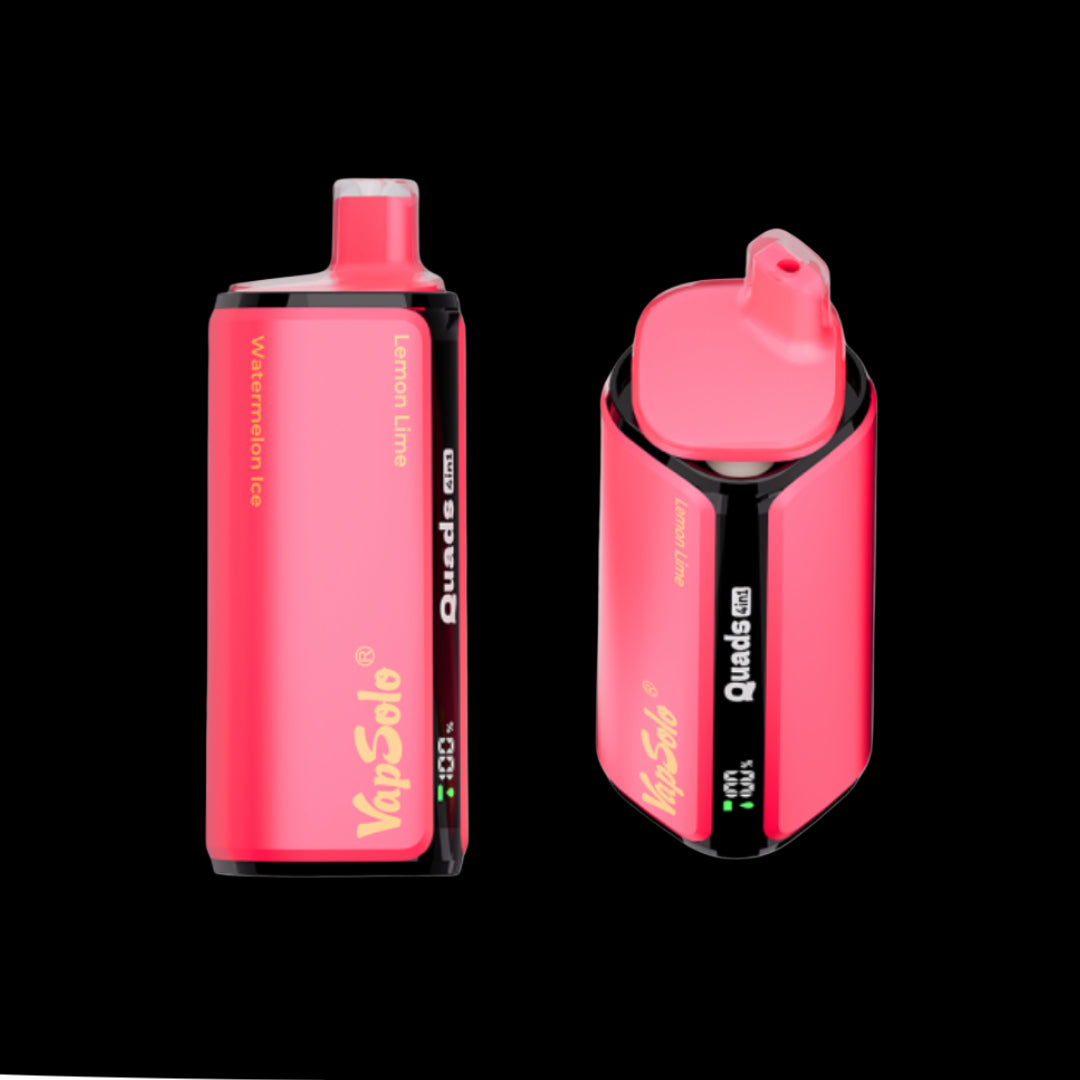 VAPSOLO QUADS 80K Black Ice Dragon Fruit | Lemon Lime | Love 66 | Watermelon Ice