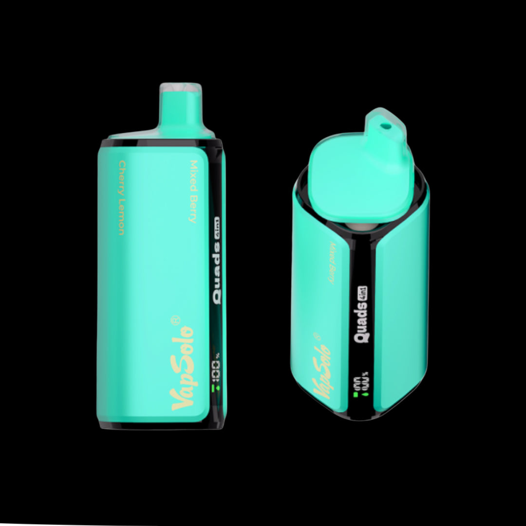 VAPSOLO QUADS 80K Mixed Berry | Cherry Lemon | Strawberry Kiwi | Strawberry Watermelon Bubblegum