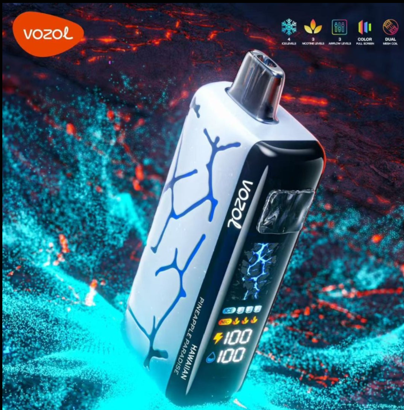VOZOL NEON 45000 Lychee Orange Passionfruit