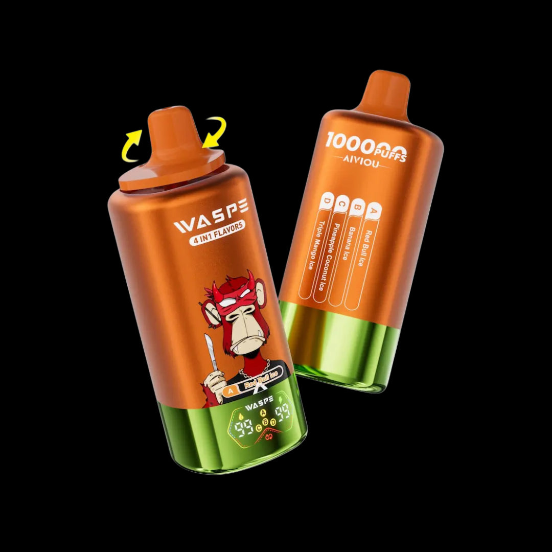 WASPE 100K 4in1 Red Bull Ice | Banana Ice | Pineapple Coconut Ice | Triple Mango Ice