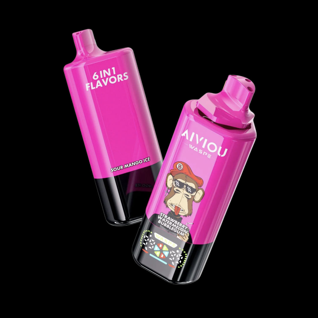 WASPE 150K 6in1 Strawberry Watermelon Bubblegum | Sour Mango Ice | Strawberry Grape Ice
