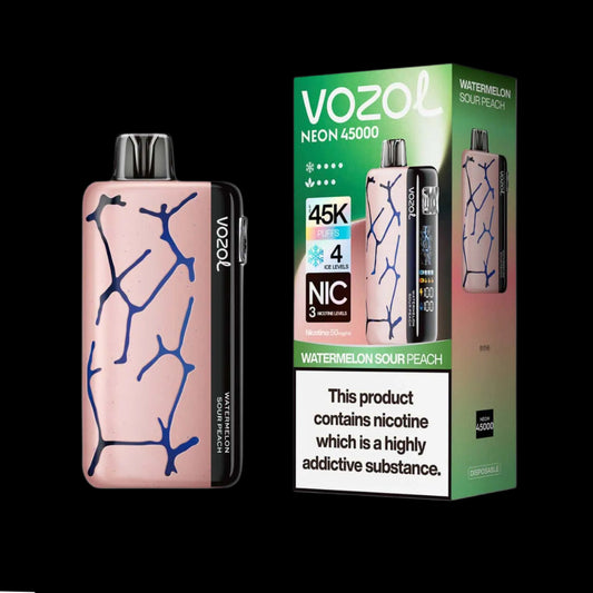 VOZOL NEON 45000 Watermelon Sour Peach